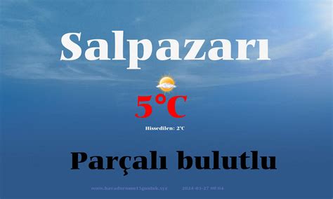 Trabzon 15 günlük hava